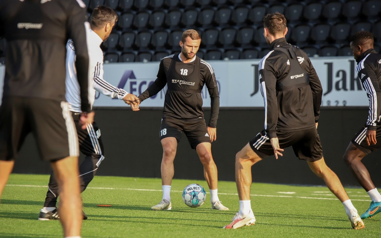 Edzés a Bodø/Glimt stadionjában •  Fotó: Facebook/Sepsi OSK