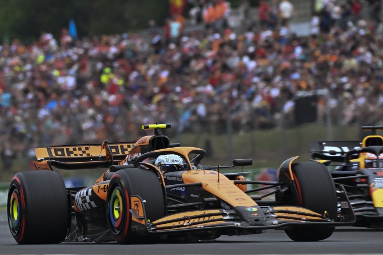 Norris nyerte a 40. futamot a Hungaroringen