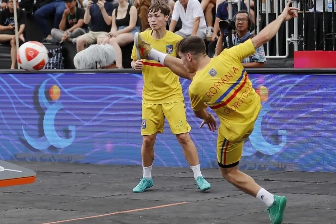 Vegyesben meg kellett elégedjenek a bronzéremmel •  Fotó: Facebook/Góbék Teqball Team