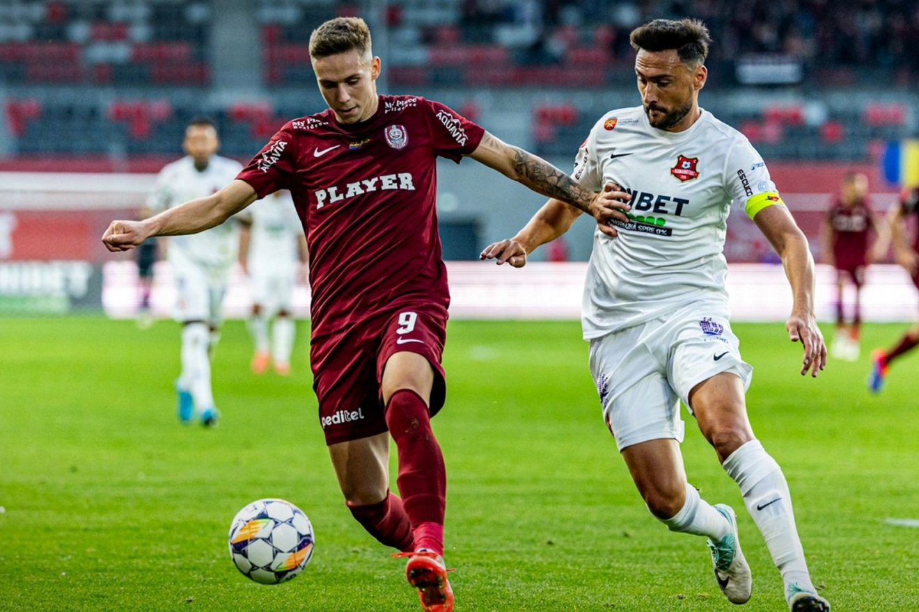 A Kolozsvári CFR gólgyárosa, Louis Munteanu már 19 találatnál jár •  Fotó: Facebook/Kolozsvári CFR