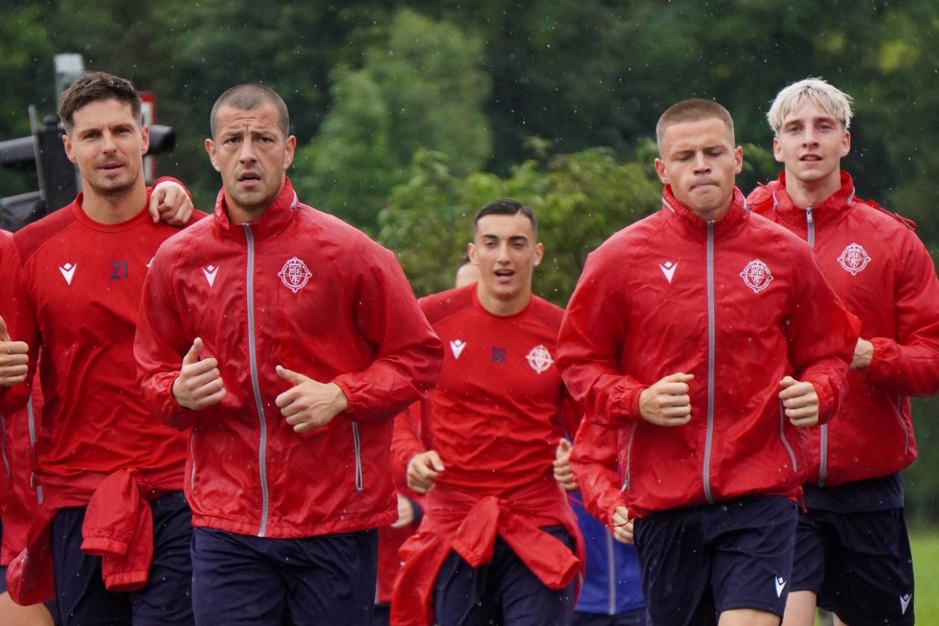 Kemény edzőtábor van a Szpari játékosai mögött •  Fotó: Facebook/Nyíregyháza Spartacus FC