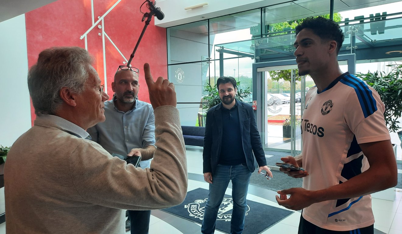Bölöni László egyik felfedezettje, a négyszeres Bajnokok Ligája-győztes, francia világbajnok Raphaël Varane, aki legutóbb a Manchester United játékosa volt •  Fotó: Szabó Attila