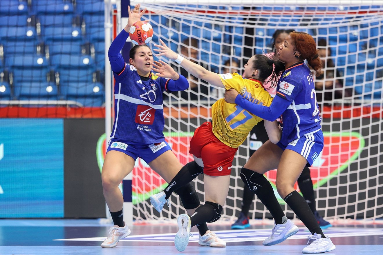 Nagyot küzdöttek a franciákkal a románok •  Fotó: Sportul Ilustrat