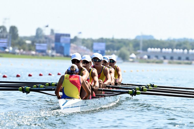 Aranyérmet nyert a román női nyolcas evezős csapat