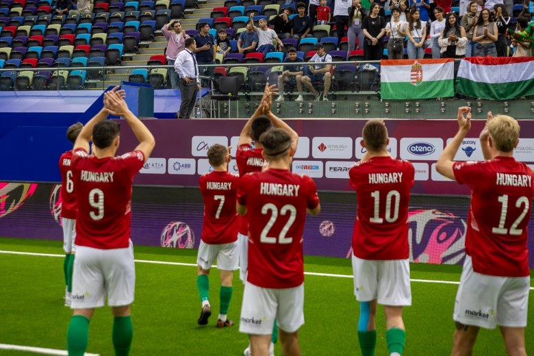 Négy ponttal zárta a csoportkört a magyar válogatott a minifoci-Eb-n