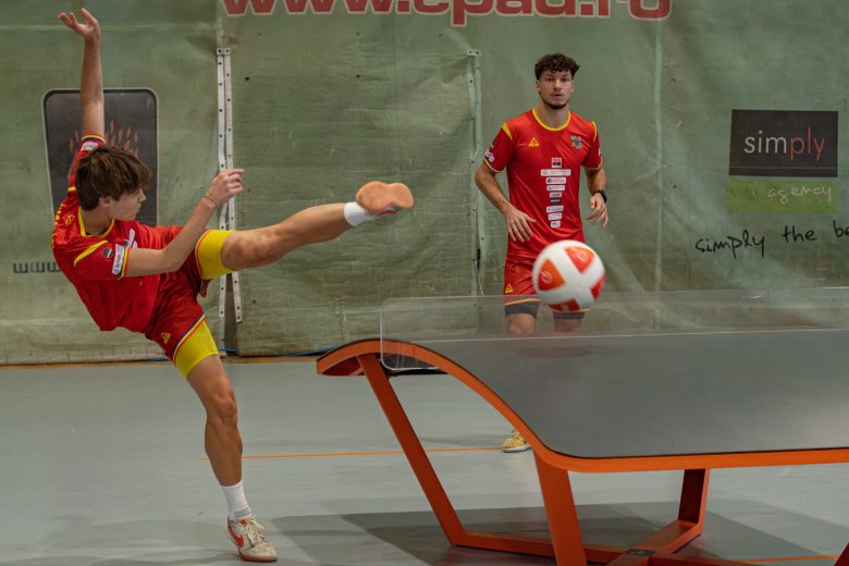 Bemasírozott a döntőbe a székelyföldi vegyes páros a teqball-világbajnokságon