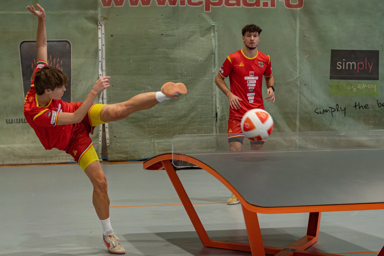 Bemasírozott a döntőbe a székelyföldi vegyes páros a teqball-világbajnokságon