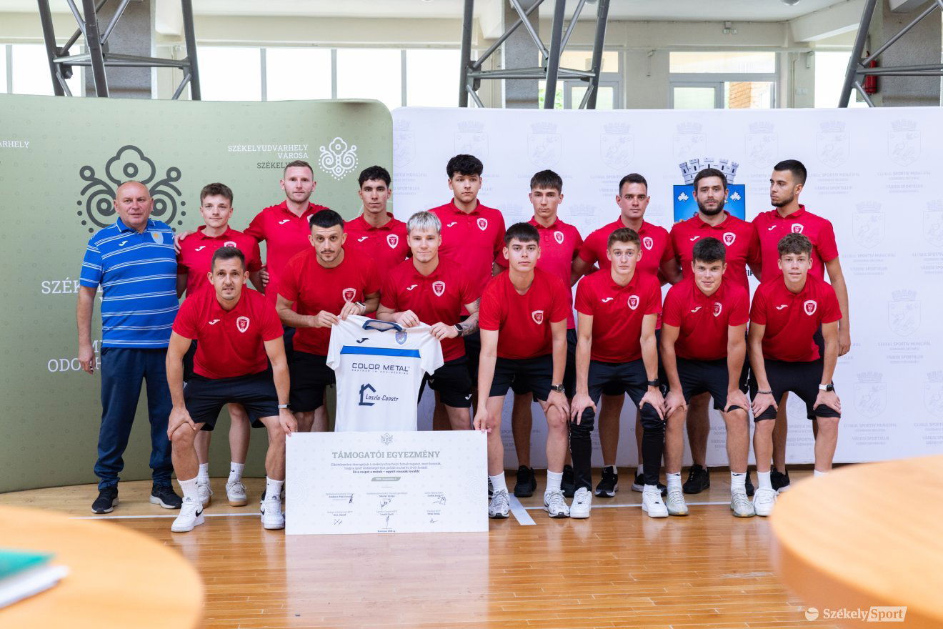 A VSK Székelyudvarhely futsalcsapata a soron következő idényre •  Fotó: Csató Andrea