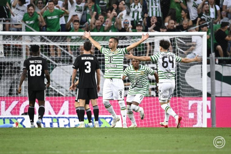 BL-selejtező: Nyögvenyelősen, de legyőzte örmény ellenfelét a Ferencváros, az FCSB-t észak-macedón ellenfél ejtette ki