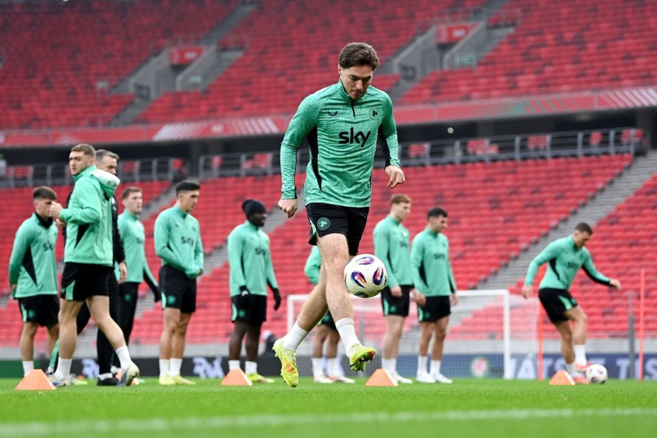 Az írek a portugálok legyőzését követően érkeztek Budapestre •  Fotó: fai.ie