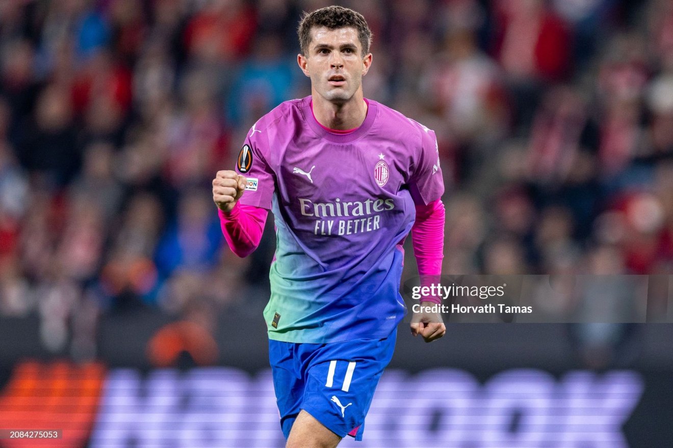 Az AC Milan amerikai sztárjáról, Christian Pulisicről készült fotója •  Fotó: Horváth Tamás magánarchívuma