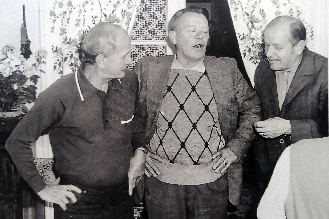 Az Incze testvérek: József, László és Gábor a 80-as években &bullet;  Fotó: Aurel Rațiu: A marosvásárhelyi sport - Múlt és jelen című könyvé