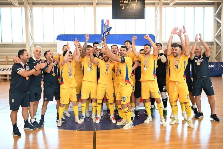 Tornagyőzelemmel hangolt a vb-selejtezőkre a romániai futsalválogatott