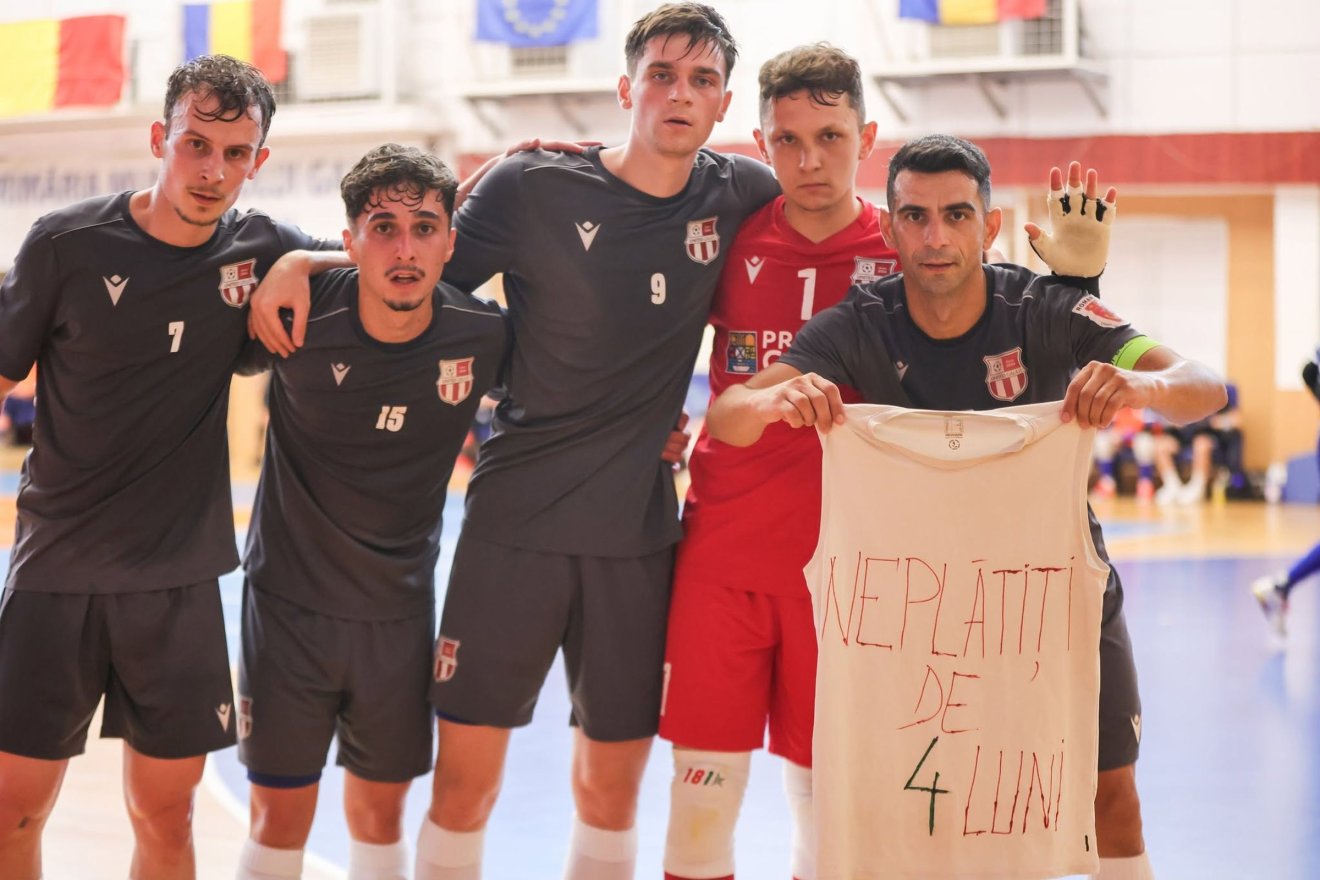 A galaci játékosok tavaly szeptember elején. Akkor a klubvezetés megoldotta az anyagi gondokat, a csapat bajnok lett. Idén már kérdéses a folytatás &bullet;  Fotó: Facebook/Sportul Ilustrat