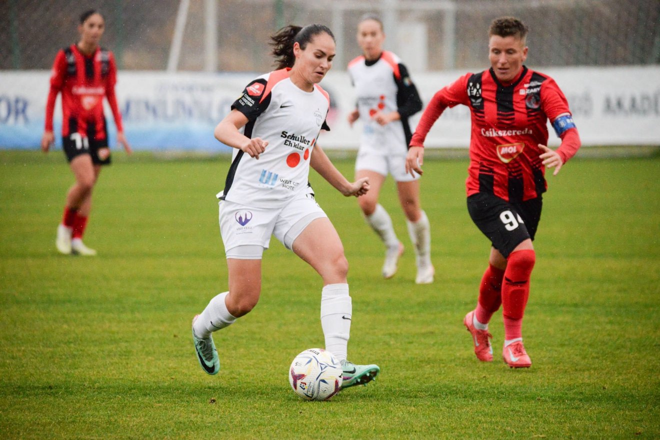 Herczeg Andrea állította be az 5–0-s végeredményt &bullet;  Fotó: Facebook/FK Csíkszereda