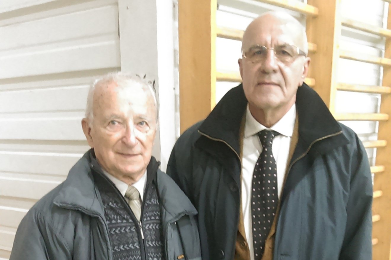 Gierling György és Florea Ispir, az AS Armata egyikori ikonja &bullet;  Fotó: Czimbalmos Ferenc Attila