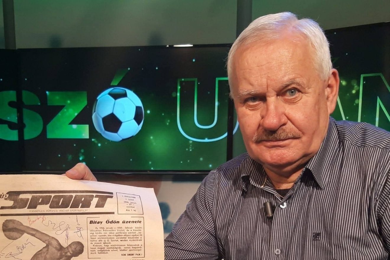 Aczél Péter László arra a legbüszkébb, hogy az Új Sportnál kinevelődött egy olyan sajtósnemzedék, akik jelenleg is a romániai (és nemcsak) magyar médiavilág derékhadát képezik &bullet;  Fotó: Aczél Péter László archívuma