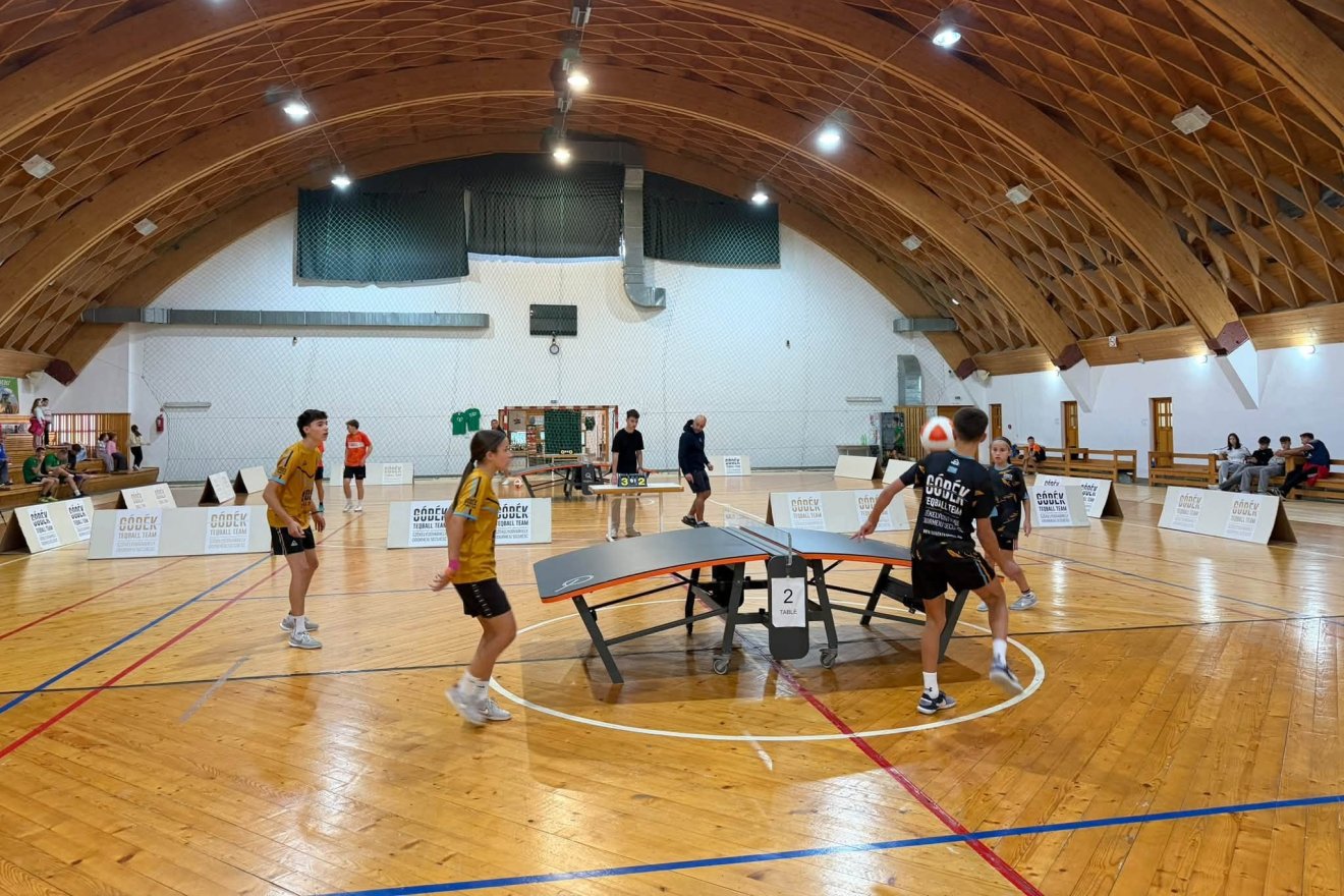 &bullet;  Fotó: Facebook/Góbék Teqball Team - Székelyudvarhely