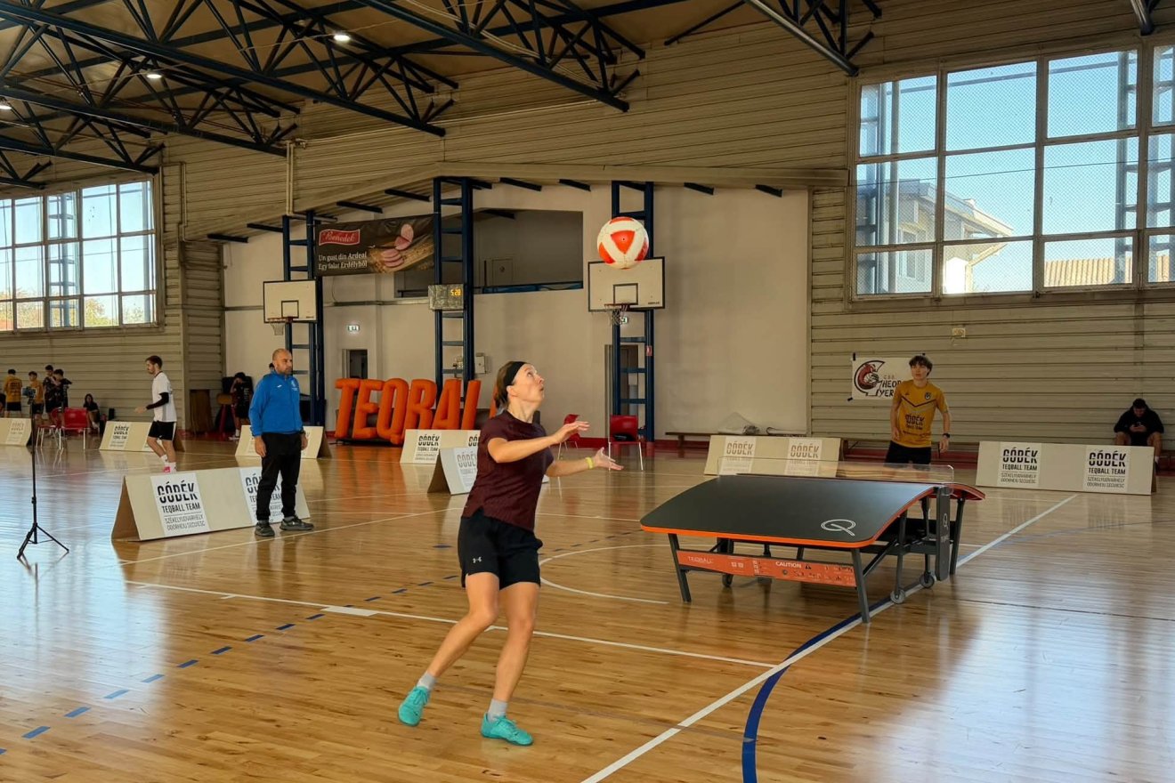 &bullet;  Fotó: Facebook/Góbék Teqball Team - Székelyudvarhely