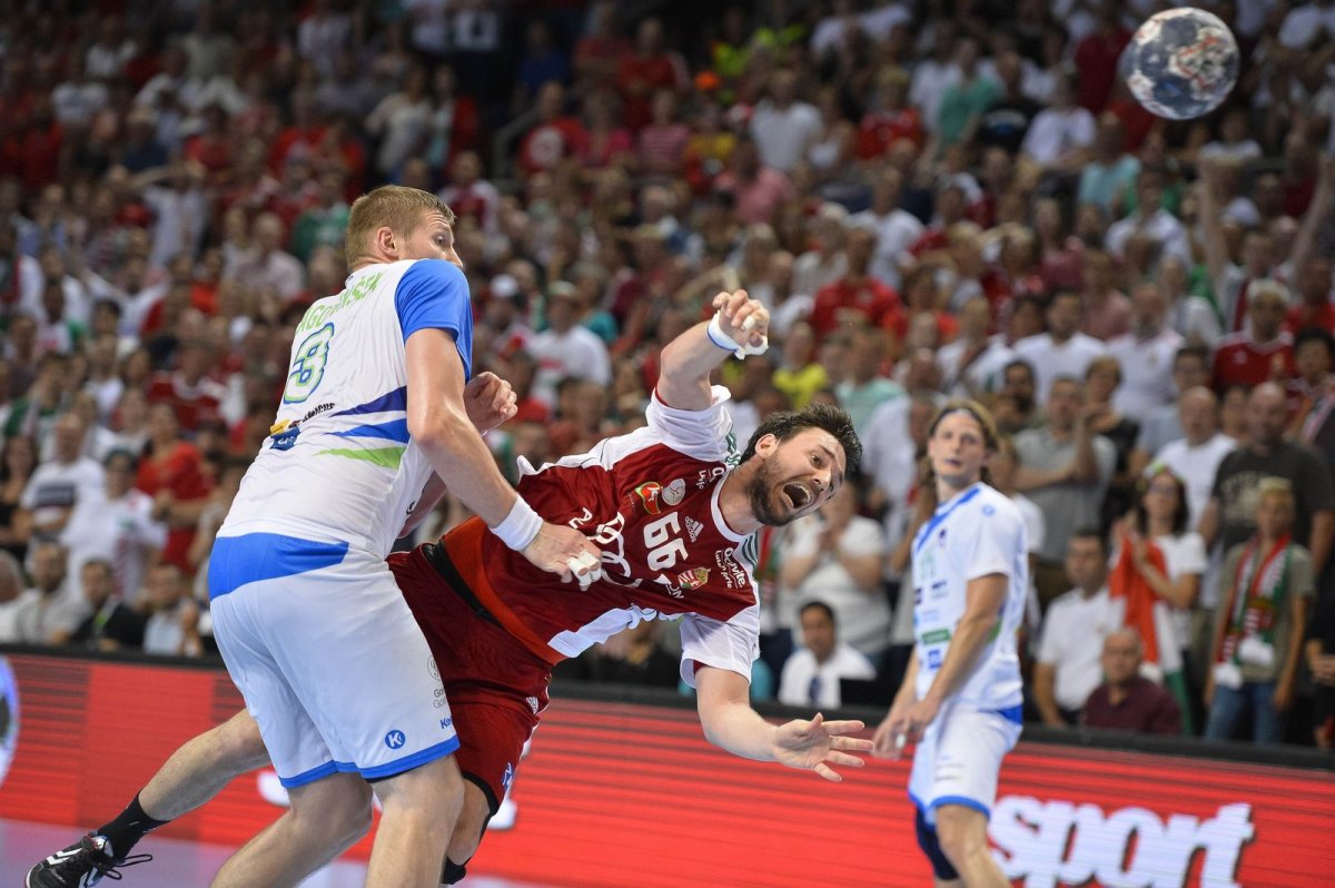 Lékai Máté hét gólt szerzett a meccsen •  Fotó: Bodnár Boglárka/MTI