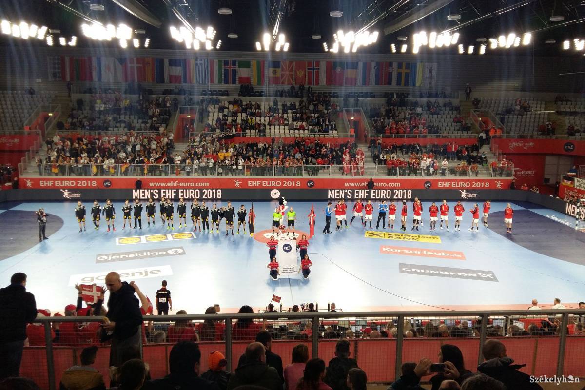 A német-dán mérkőzésen fantasztikus egyéni teljesítményeket lehetett látni •  Fotó: Zátyi Tibor