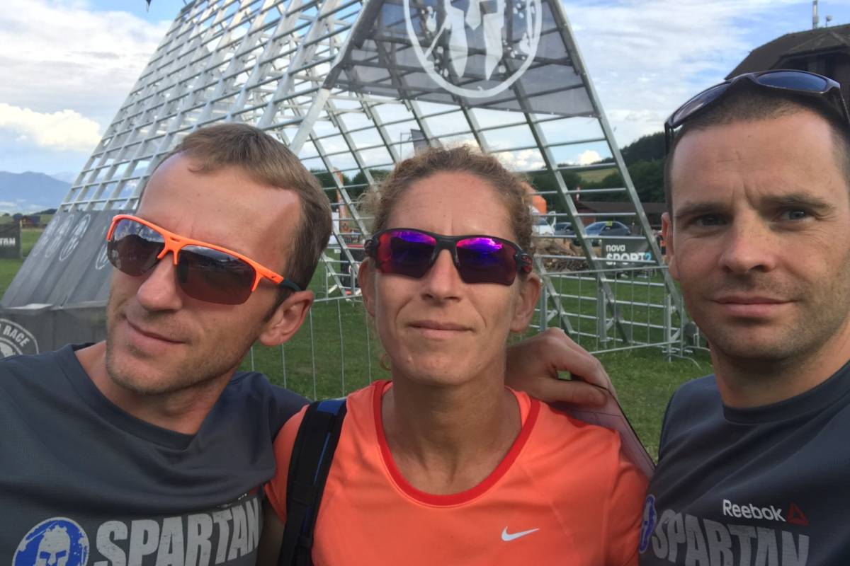 Három udvarhelyi a szlovákiai versenyen: Ilyés, Balázsy és Nagy &bullet;  Fotó: Nagy Csaba