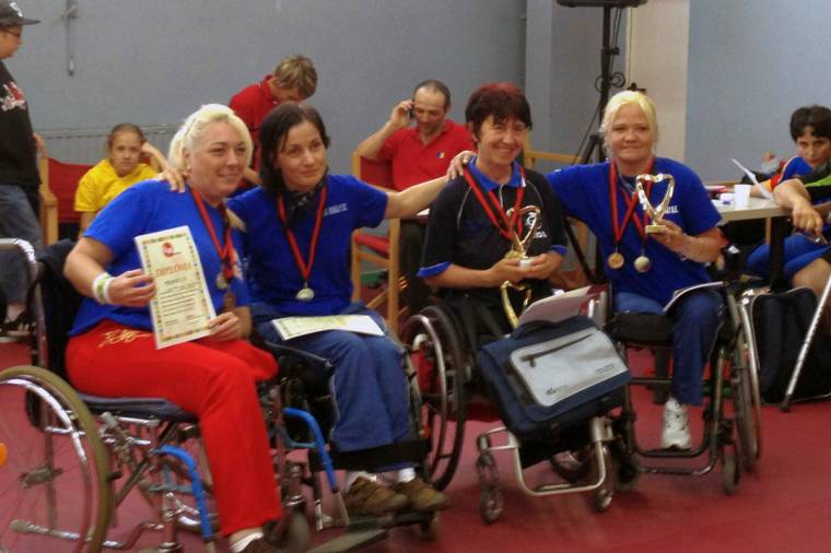 Négy udvarhelyi első hely a mozgássérültek országos versenyén