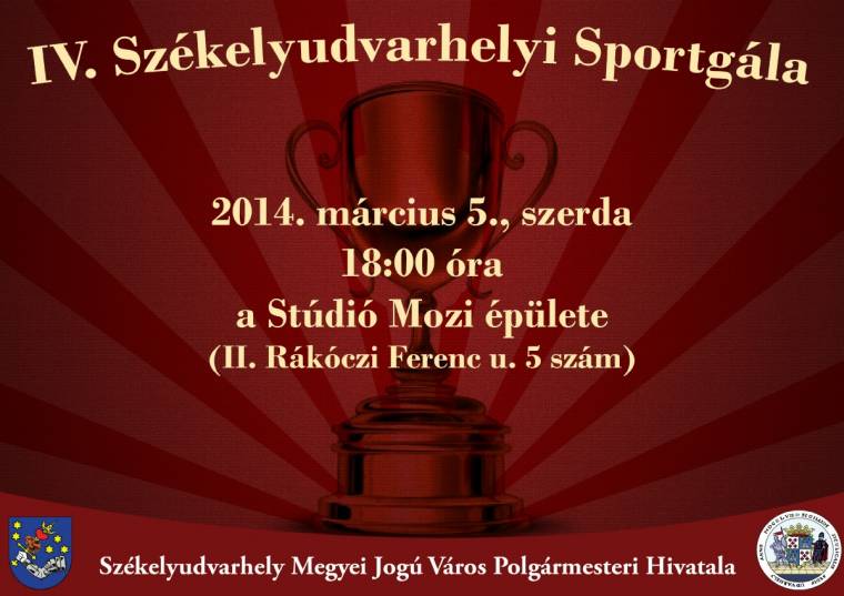 Március 5-én rendezik a Sportgálát Udvarhelyen