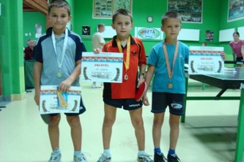 Medgyesen versenyeztek az ifi asztaliteniszezők