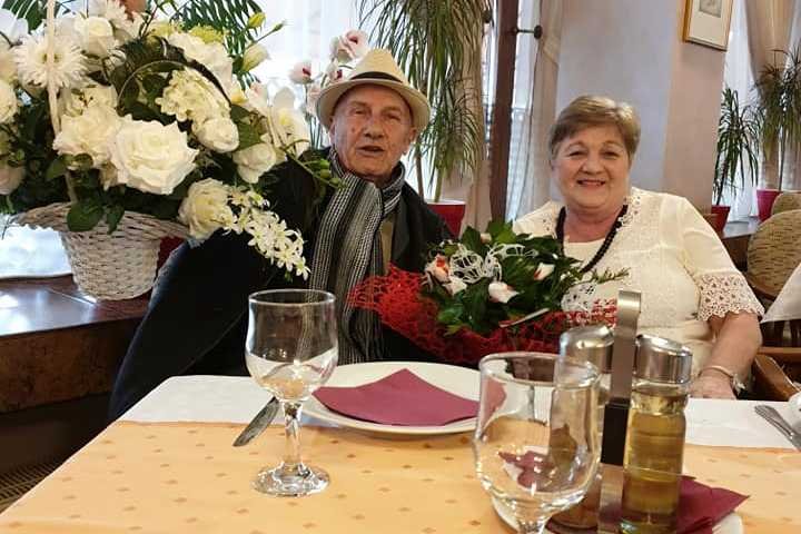 Feleségével, Máriával •  Fotó: Vígh József családi gyűjteménye