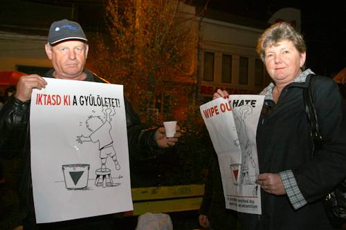 Néhány percig a gyűlölet ellen