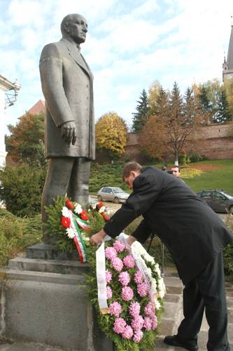 A városépítőre emlékeznek Marosvásárhelyen