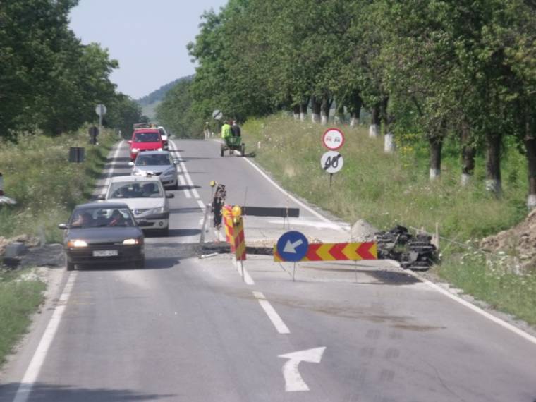 Újabb munkálatok a 13A országúton