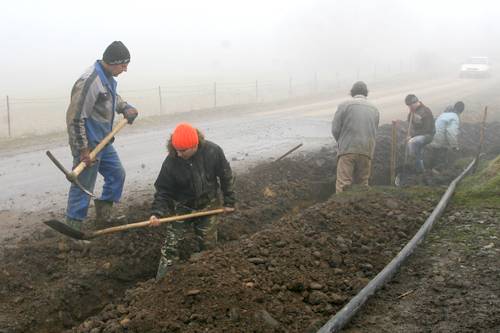 Lyukas a mezőmadarasi ivóvíz-tároló
