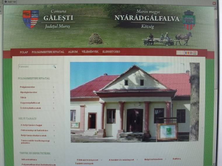 Megújult Nyárádgálfalva honlapja