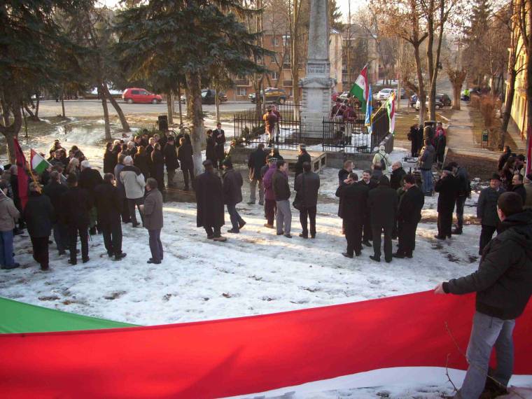 Emlékezés a Székely Vértanúk emlékművénél