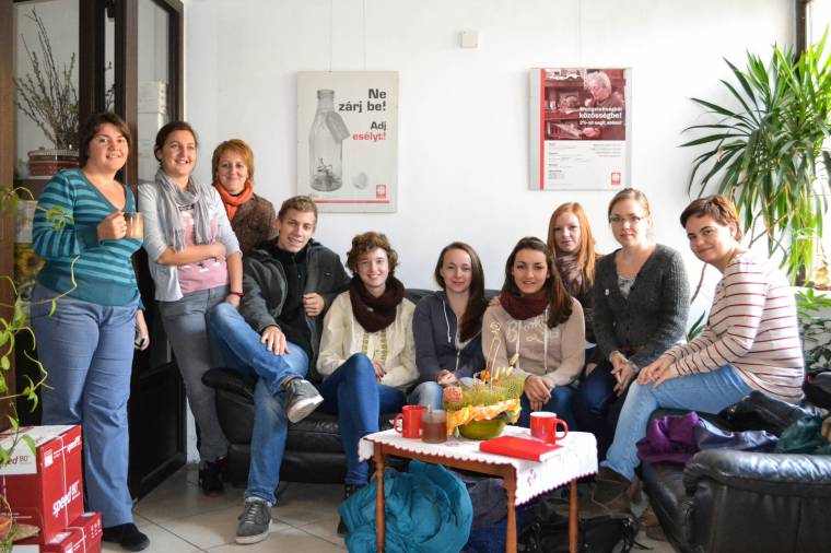 Külföldi önkéntesek a Caritasnál