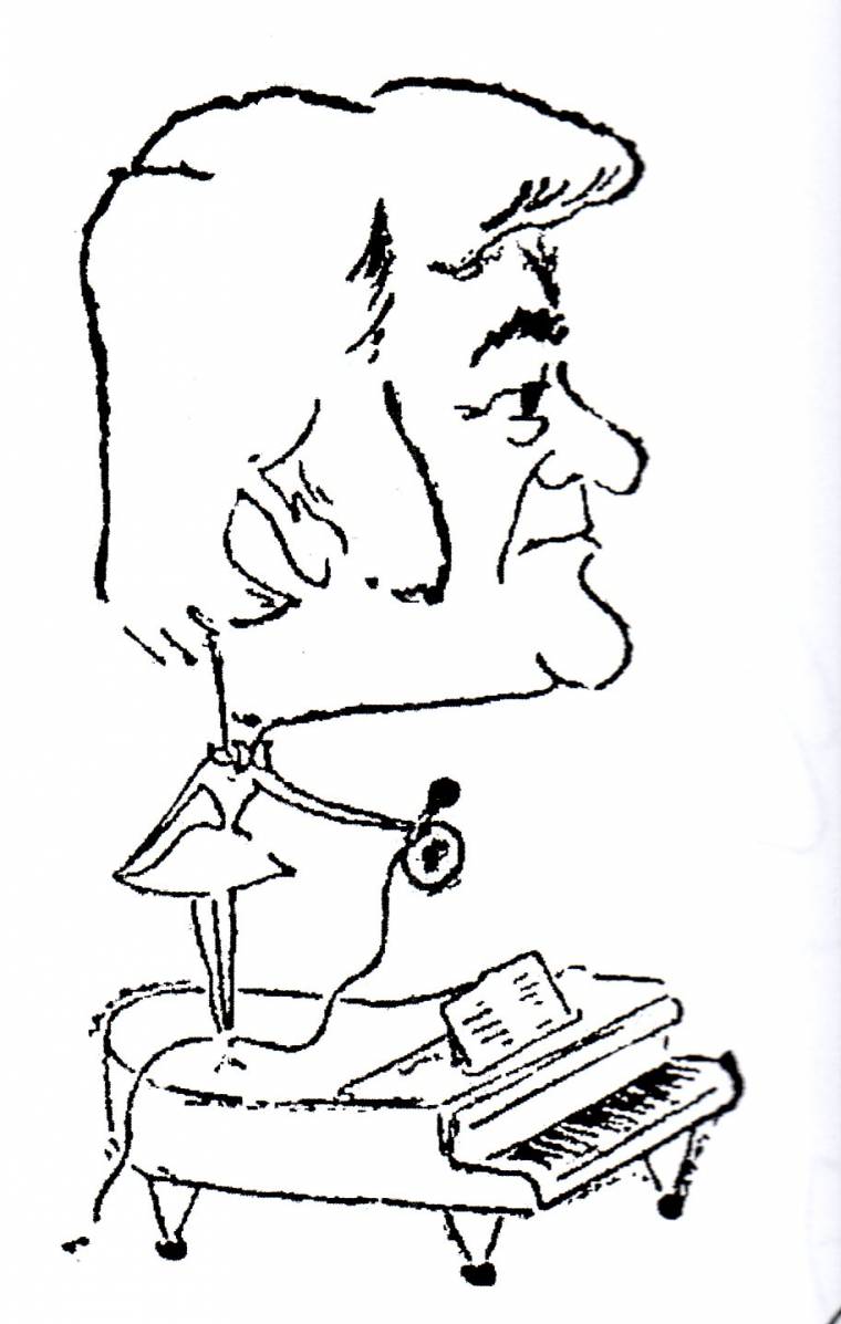 Koós lány a zongorán állt