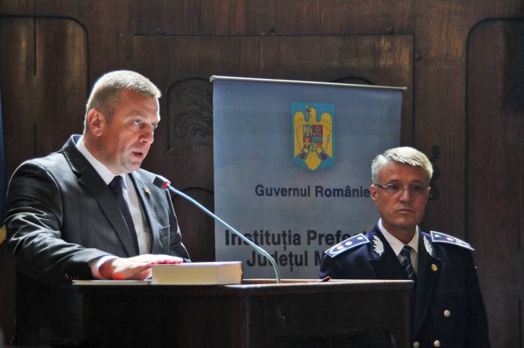 Lucian Goga a Maros megyei kormányhivatal élén