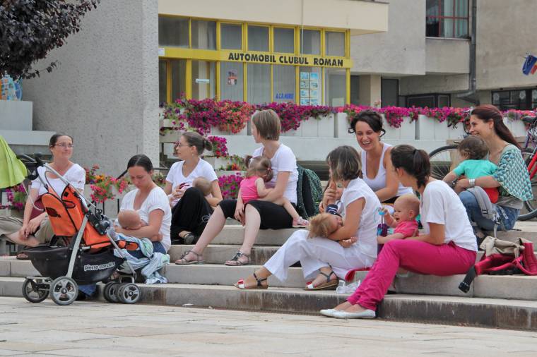 Szoptatás világhete Marosvásárhelyen