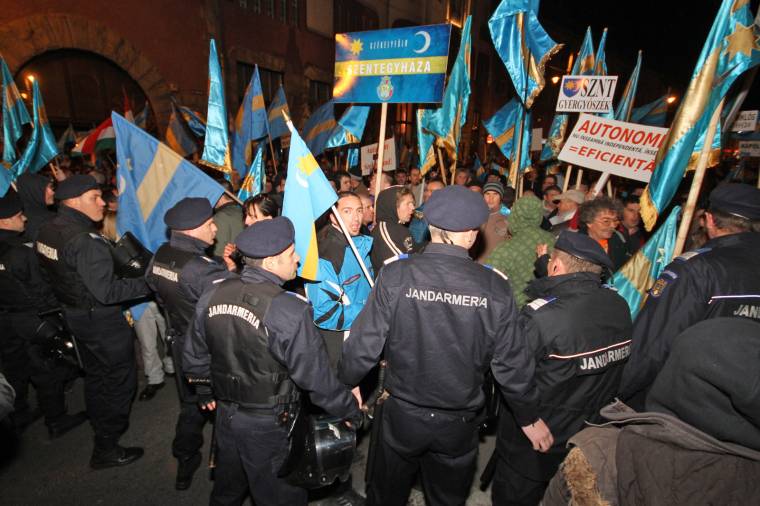 A hatóságok szerint incidensek nélkül zajlott a székely felvonulás