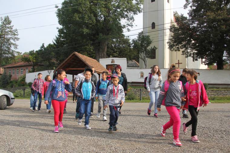 A templomban kezdték az iskolát Székelyvéckén