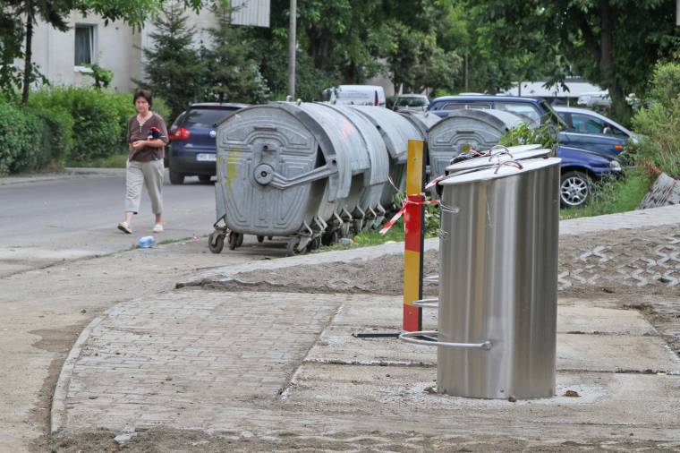 Föld alá menekített szemét Marosvásárhelyen
