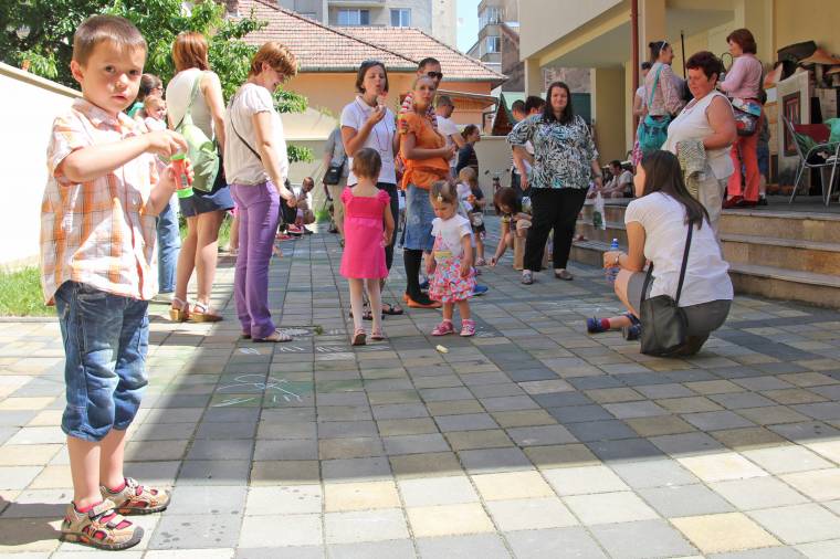 Napsütéses marosvásárhelyi gyermeknap