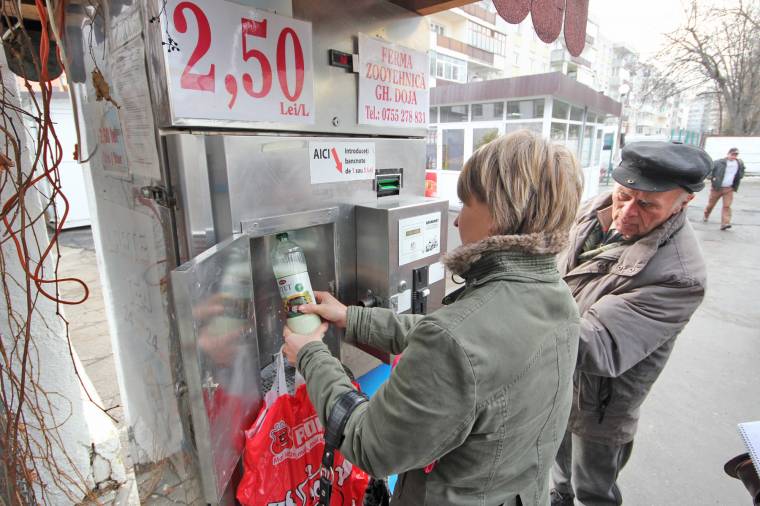 Tej az automatából: olcsó és minőségi