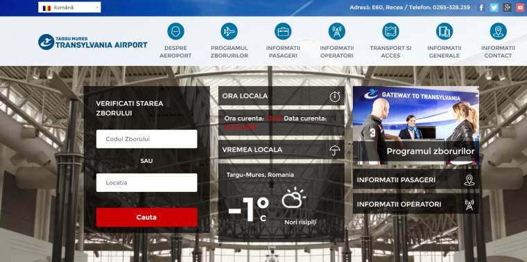 Új honlapja lesz a reptérnek