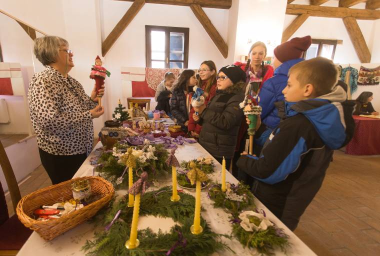 Adventi hangulat uralkodik a marosvásárhelyi várban