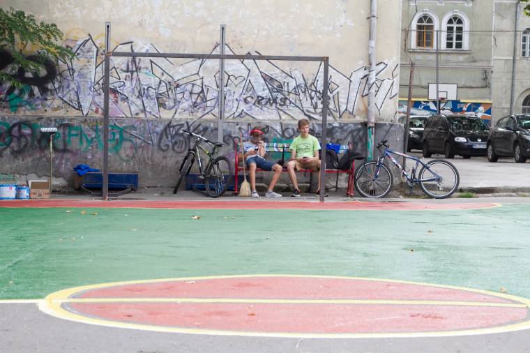 Felújított pályán focizhatnak a vásárhelyi művészetisek