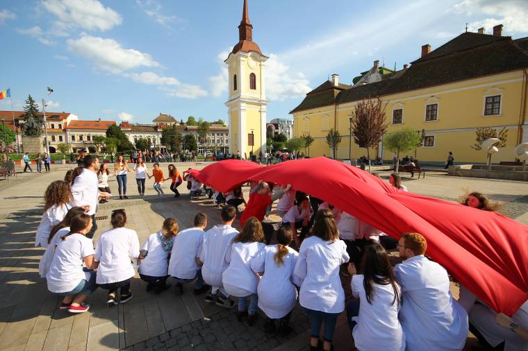 A dohányzásmentességet népszerűsítették Marosvásárhelyen