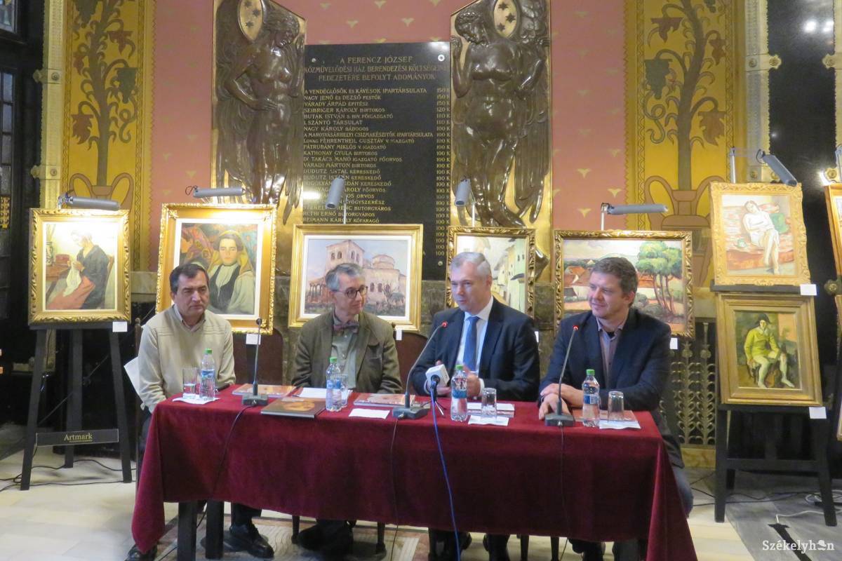 A műtárgy-aukció jelentőségét ismertették a szervezők •  Fotó: Antal Erika